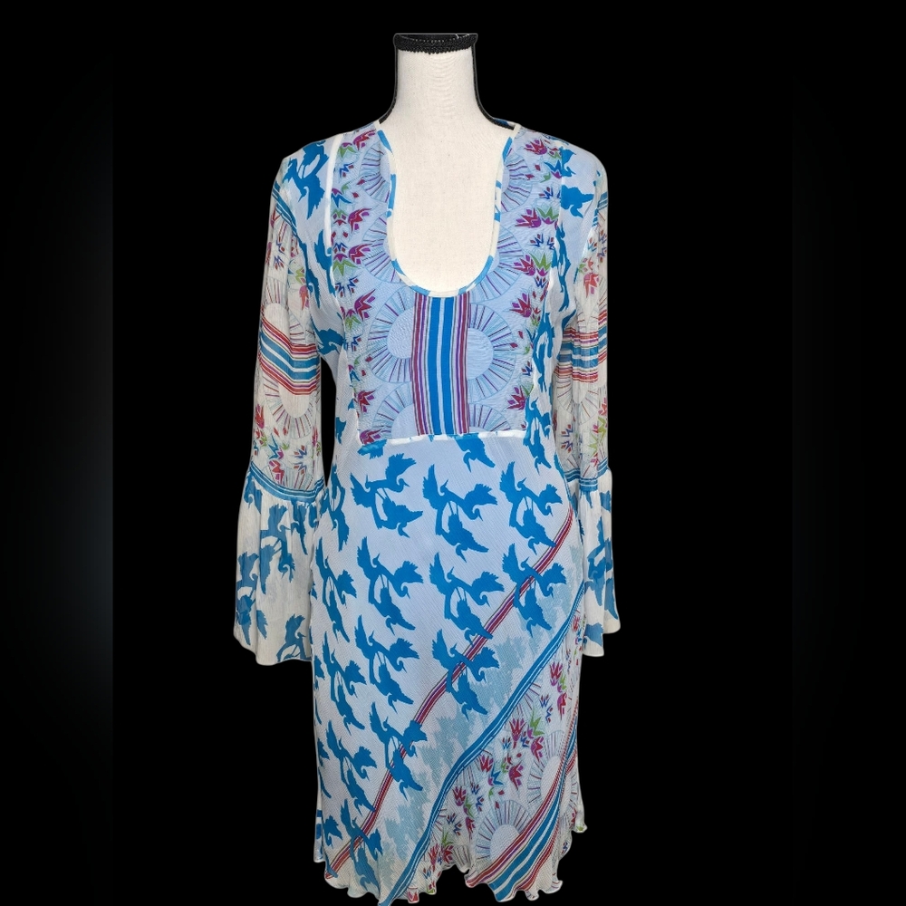 Diane Von Furstenberg Vibrant Blue Silk Dress